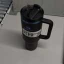 Stanley Quencher H2.0 Tumbler with Handle and Straw 40 oz | Flowstate 3-Position Lid | Cup Holder Compatible for Travel | Insulated Stainless Steel Cup | BPA-Free | Black Chroma