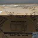 BLACK+DECKER Crisp ‘N Bake Air Fry 4-Slice Toaster Oven, Silver & Black, Fits 9 Inch Pizza, .35 Cubic Feet