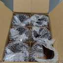 VOHO Amber Candle Holder Set of 12, Glass Votive Candle Holders Centerpiece Table Decorations, Large Candle Holders Bulk for Holiday/Party(2.75in x 2.56in, Amber)