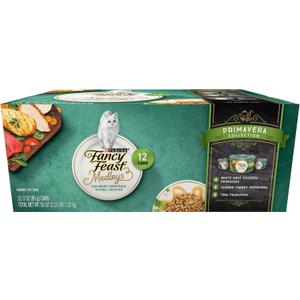 Purina Fancy Feast Wet Cat Food Variety Pack, Medleys Primavera Collection - (2 Packs of 12) 3 oz. Cans (EXP 03/31/28)