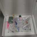 Sea Glass Christmas Tree Craft Kit for Adults: Resin & Mosaic Art Kit with Frame Sea Crushed Glass, Holiday Resin Kit for Handmade Christmas Decorations & Gifts, Beginner-Friendly Home Dcor Set