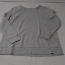 Amazon Essentials Women's Fleece Crewneck Pullover Sweatshirt Light Grey, L