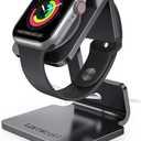 Lamicall Watch Stand for Apple Watch Magnetic Fast Charger - Desk Charging Stand Holder Dock for Apple iWatch Series SE3 SE2 Ultra 3, Series 11 10 9 8 7 6 5(49mm 46mm 45mm 44mm 42mm 41mm 40mm 38mm)