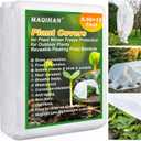 MAQIHAN Plant Cover - 6.5 ft x 13 ft Plant Covers Freeze Protection, Non-Woven Winter Freeze Protection, Reusable Floating Row Frost Blankets for Outdoor Garden, Frost Cloth for Cold Weather Snow