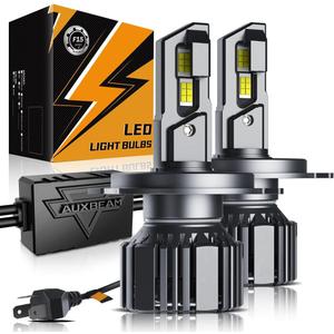 Auxbeam H4 9003 Fog Light, F15 Series H4 Powersports, 20000LM 600% Brighter 6500K HB2 Light for UTV ATV Offroad Vehicles