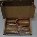 Wooden Scoops for Canisters 2PCS Wooden Scoop for Jars 4.9Med-size Acacia Measuring Spoon for Ground Coffee Scoops Shovel Kitchen Scooping for Powder Bath Salt Laundry Detergent Shove-Multipurpose