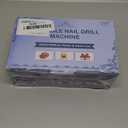 Portable Nail Drill Professional 35000 RPM, Rechargeable Electric Nail File Machine Cordless E-File for Acrylic Gel Polishing Removing with Bits Kit for Manicure Salon Home, Pink