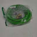 YAMATIC Super Flexible Pressure Washer Hose 25FT 3200 PSI for Power Washer Replacement, Kink Resistant Extension With Leak-Free M22 Female & 3/8" Quick Connect Adapters, 1/4", Green