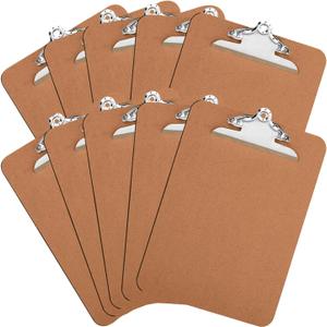 HERKKA 10 Pack Hardboard Office Clipboards - A4 Letter Size, ECO Friendly HERKKA 10 Pack Hardboard Office Clipboards - A4 Letter Size, ECO Friendly