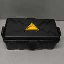 Hrensaw Medium Outdoor Electrical Box(10.6x5.5x4.5inch),Weatherproof Connection Box w/6 Cable Entry,IP54 Waterproof Extension Cord Cover Protect Power Strip,Timer,Plug,Holiday Lights,Black