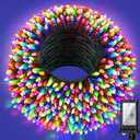 470FT Christmas Lights Outdoor, 1500 LED Christmas Tree Decoration Lights with 12 Modes & Timer Memory, Dimmable Plug In Waterproof LED Xmas Light for Yard Trees Wedding Party Holiday Multicolor