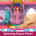 Mattel Disney Princess The Little Mermaid Toys, Ariel Doll House Stackable Castle with Land & Sea Levels, Small Doll, 1 Friend, 12 Pieces & Pool, Medium, Small