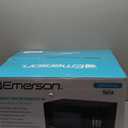 Emerson MW9255B Countertop Microwave Oven, 6 Pre-Programmed Settings, Removable Glass Turntable and Child Safety Lock, 0.9 Cu ft, 900W, Black