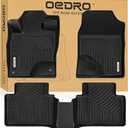 OEDRO Floor Mats Fit for Honda Civic Coupe/Sedan/Type R 2016-2021, 2017-2021 Honda Civic Hatchback, All-Weather TPE Custom Fit Floor Liners Includes 1st & 2nd Row