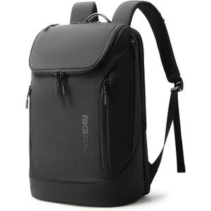 BANGE Commute backpack can hold 15.6 inch laptop,Flight approved carry on backpack for men and woman (Black)