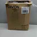 DIVON Air Mattress Queen with Built in Pump,Blow Up Mattress with Wave Pattern in 3 Mins,18'' Quick Inflatable Mattress, Luxury Airbed for Home&Camping,Black,660lbs (Grey)