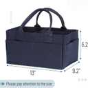 Mr. Pen- Baby Diaper Caddy Organizer, Navy Blue, Nursery Storage Bin and Car Organizer for Diapers and Baby Wipes