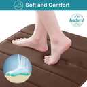 Bathroom Rugs Sets 2 Pieces, Thick Memory Foam Bathroom Mat Set, 31" X 19" + 23" X 15"