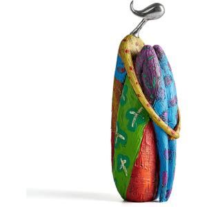 Octdays Art Female Sculpture Figurines, Abstract Woman Statue for Home Decor, Colorful Decorations for Living Room Shelf Office Cabinet Accents- A