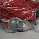 Sattiyrch Upright Christmas Tree Storage Bag,Fits Up to 6 ft Tall Artificial Tree,Heavy Duty 600D Canvas Red Christmas Tree Storage Container with Sleek Zipper and Durable Handles (6 FT)