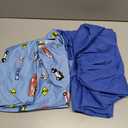 Everyday Kids 2 Pack Fitted Boys Crib Sheet, 100% Soft Breathable Microfiber Baby Sheet, Fits Standard Size Crib Mattress 28in x 52in, Nursery Sheet - Rescue/Blue