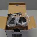 Electric Salt and Pepper Grinder Set Automatic Battery Pepper Mill Shakers Adjustable Coarseness Upgraded Larger Capacity with Led Home and Kitchen Appliances Birthday Gifts for Women Mom (Black/Black)