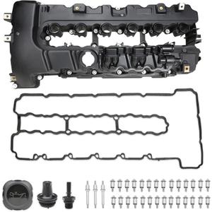 Engine Valve Cover Compatible with BMW 135i 2008-2013 335i 2007-2015 335is 2011-2013 335xi 2007-2008 535i 2008-2010 M2 2016-2019 X6 2008-2012 3.0L OE 11127565284