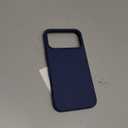 JETech Liquid Silicone Case for iPhone 17 Pro Max 6.9-Inch, Silky Soft Touch Full-Body Protection, Anti-Scratch Shockproof Phone Cover with Microfiber Lining (Dark Blue)