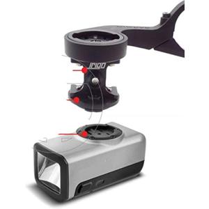 Trigo Alloy Flash Light Mount for Garmin Varia Smart Bike Headlight HL500 HL501