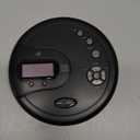 GPX PC332B Portable CD Player with Anti-Skip Protection, FM Radio and Stereo Earbuds - Black
