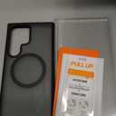 TORRAS Magnetic Shockproof for Samsung Galaxy S23 Ultra Case, Fit for MagSafe, 4X Military Grade Protection, Translucent Slim Case for Samsung S23 Ultra Case Anti-Fingerprint Anti-Scratch, Black