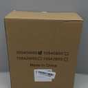 Expandable Under Cabinet Shelf Organizer with 0.94-Inch Thick Clips, Heavy Duty Extendable Under Shelf Storage Basket for Pantry or Laundry Room, White, 1 Pack, Interior: 4.13" H x 7.2" D