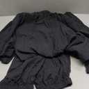 MESLIMA Women's Loose Fit Elastic Off Shoulder Beam Foot Long Sleeve Jumpsuit Rompers with Pockets Plus Size XXL