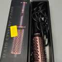 Thermal Brush,10 Temperatures LCD Display Upgrade to 400F 1.5 in Heated Round Brush Curling Iron Heated Ceramic Tourmaline Ionic Comb 110-240V Volum