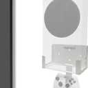 Wall Mount for Xbox Series S (Mount The Console & Accessories on Wall Near or Behind TV Left/Right), Wall Shelf Bracket Kit for XSS System