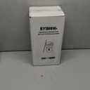 BYSNOW 100 pack 12 oz Disposable Thickened Coffee Cups with Lids, Scald Resistant Hot Cup with Sleeve and Straw, To Go Coffee Cups for Home, Office, Cafes and Party (White 12oz)