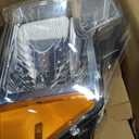 Auto Dynasty Headlight Assembly Compatible with 2009-2014 Ford F-150, Factory Style Headlamp Replacement, Passenger Right Side, Chrome Housing Amber Corner, FO2503287