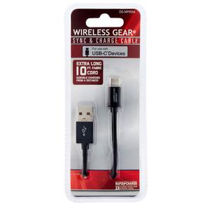 Wireless Gear Sync & Charge Cable White 6ft, 2 Pack