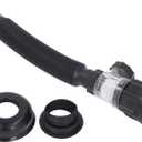 Bathroom Sink Drain Kit Drain Kit Shower Room Sink Drain Pipe Set for 1 1/4-1 1/2in Hole for Drains