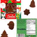 Fruidles Christmas Santas Mini Milk Chocolates Snack, Holiday Treats, Kosher Certified Dairy, 1.41 Oz (2-Pack)