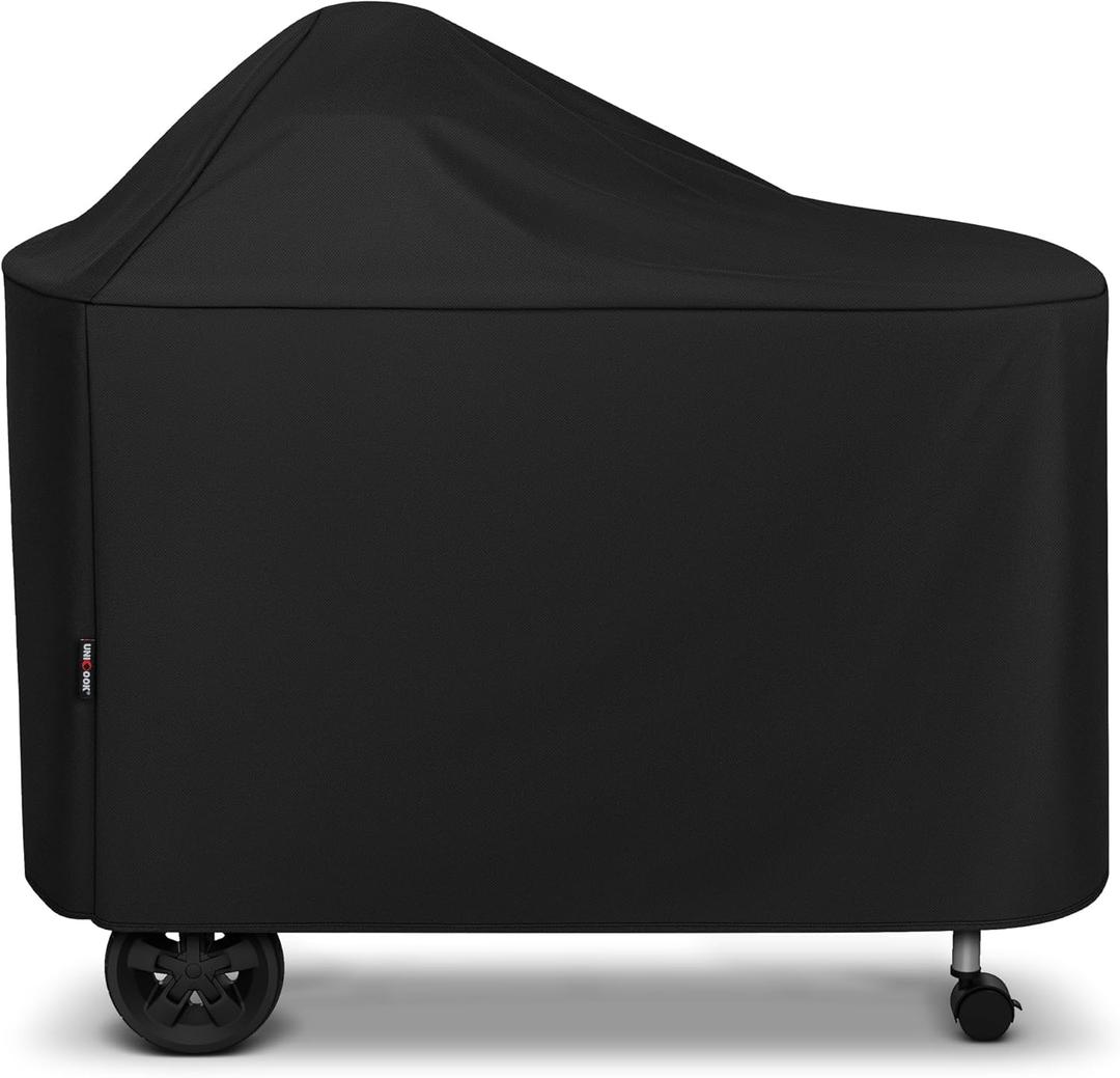 Unicook Grill Cover Compatible with Weber Performer Deluxe Charcoal Grills 22-Inch, BBQ Cover for Outside, Heavy Duty Waterproof Fade Resistant Barbecue Protector, Compared to Weber 7152