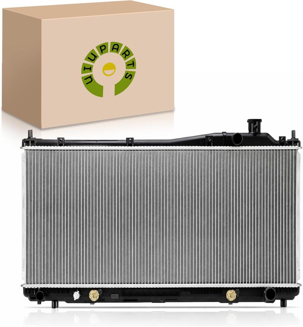 Engine Coolant Radiator with Transmission Oil Cooler Compatible with Honda Civic 1.7L 2001-2005,Acura EL 1.7L 2001-2005 Replace 2354 19010PLC901 19010PLCJ51