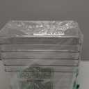 Kingrol 6 Pack Plastic Storage Bins for Pantry, Refrigerator, Countertop, Cabinet Organization, Stackable Food Storage Organizer with Handles, BPA Free, 10 x 6 x 3 Inch