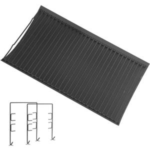 20inch Charcoal Ash Pan Replacement Parts for Char Griller 5050 5072 5650 2123 2223 2823 Grill Tray Chargriller 200157 BBQ Accessories with 2 Fire Grate Hangers