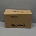 DecoVlog White Ceramic Vase Set of 1, Modern Boho Vases for Centerpiece Decor, Matte Minimalist Decorative White Vases Home Decor, for Living Room, Bookshelf, and Entryway Table Decor