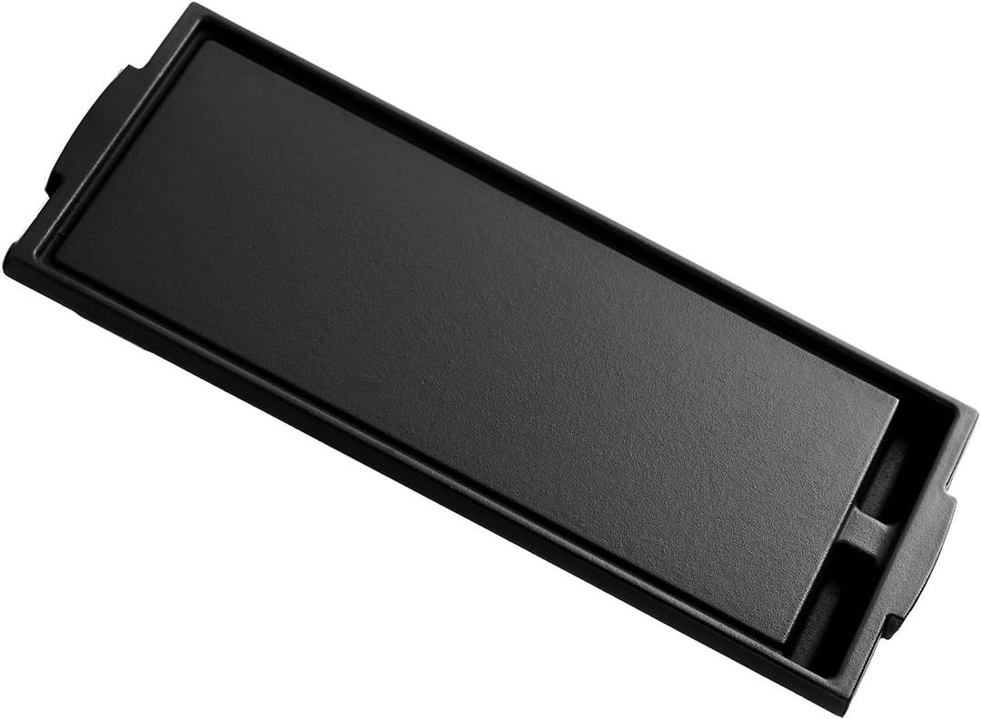 Upgraded W10432544 Griddle Replacement for Whirlpool Gas Stove Griddle Plate Cast Iron Range Griddle W10432539 Whirlpool KitchenAid Jennair Maytag Gas Cooktop Parts Burner Center Griddle Flat Top Pan