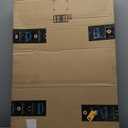 Calendar Chalkboard, 17.7" * 23.6", Magnetic Surface Rustic Brown Solid Pine Wood Frame Chalk Board for Planning/School Timetable/Memo, Hanging Board for Office, School and Home(YLHB-QZ-4560)