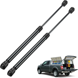 BDFHYK C16-04155 17 inch 49Lbs/220N Gas Struts Shocks Lift Support for are Leer Camper Shell Topper Rear Window, Truck Bed Cover, Cabinet lid Door, Trap Door, Outdoor Bench, shed Window, Set of 2
