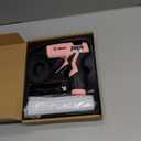 GoGonova Cordless Glue Gun, 15s Fast Preheating 2Ah Cordless Hot Glue Gun with 25 Pcs Premium Mini Glue Gun Sticks, USB-C Battery Rechargeable Hot Glue Gun, Smart Power-Off, Pink