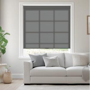 HOTSOON No Drill No Tools Blackout Cellular Shades Cordless Easy Install Honeycomb Blinds Thermal Insulated Noise Reduction Blinds for Indoor Windows, Light Filtering-Smoky Gray, 52x72